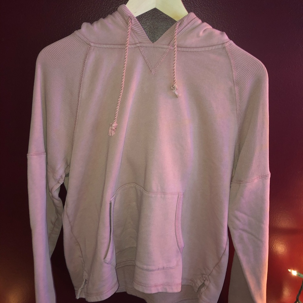 High-Low Pink Hoodie